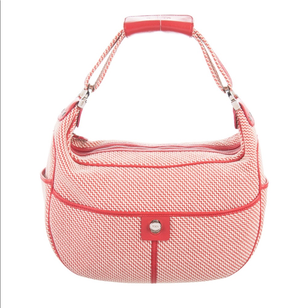 Tod’s Leather Trimmed Hobo
